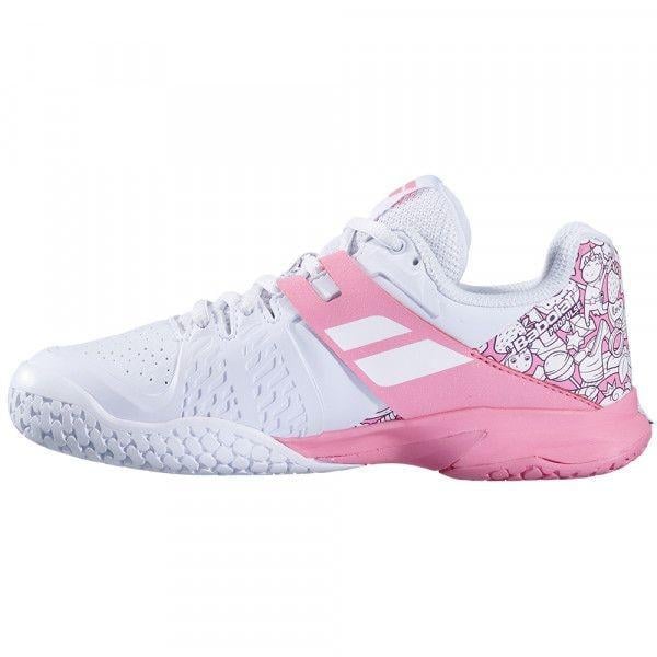 Кросівки дитячі Babolat Propulse all court junior р. 36,5 White/Geranium pink (32S20478/1040 36.5) - фото 2