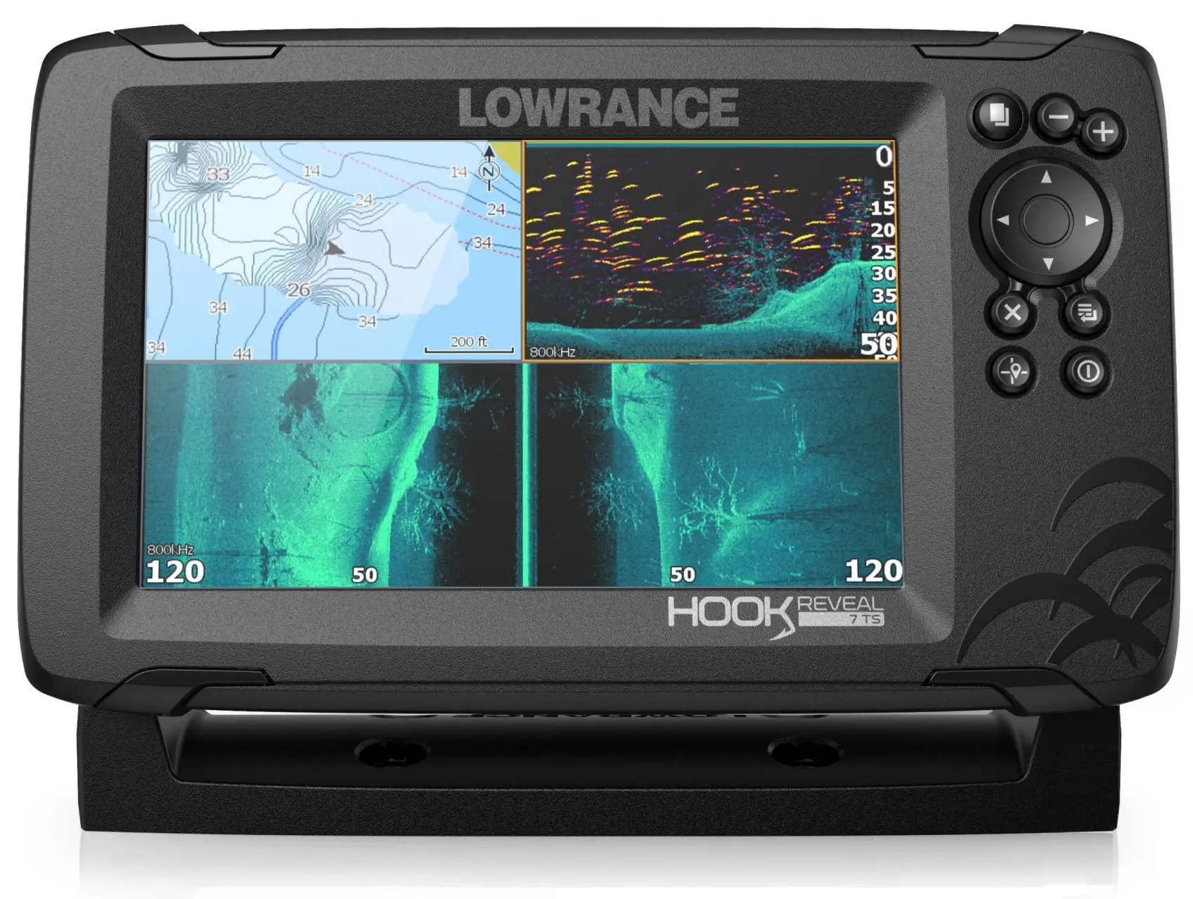 Ехолот Lowrance Hook Reveal 7 TripleShot (000-15520-001) - фото 2