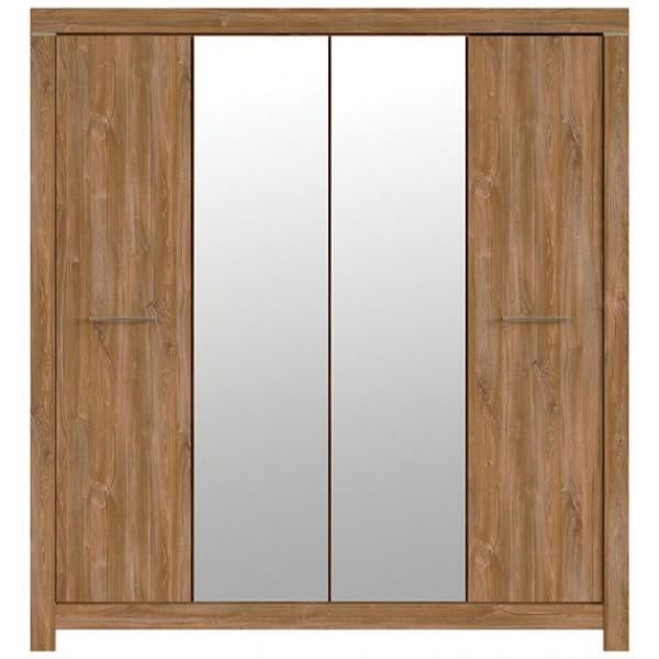 Шкаф для спальни двухдверный распашной Герман Gerbor 2D2L ДСП в спальню 2180х560х2200 мм Дуб (8ad13f15)