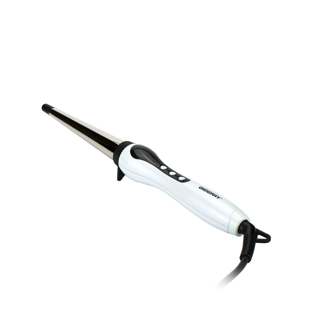 Плойка конусная Gemei GM-403 для локонов Белый (GR-04551) - фото 2 Плойка конусная Gemei GM-403 для локонов Белый (GR-04551) - фото 2