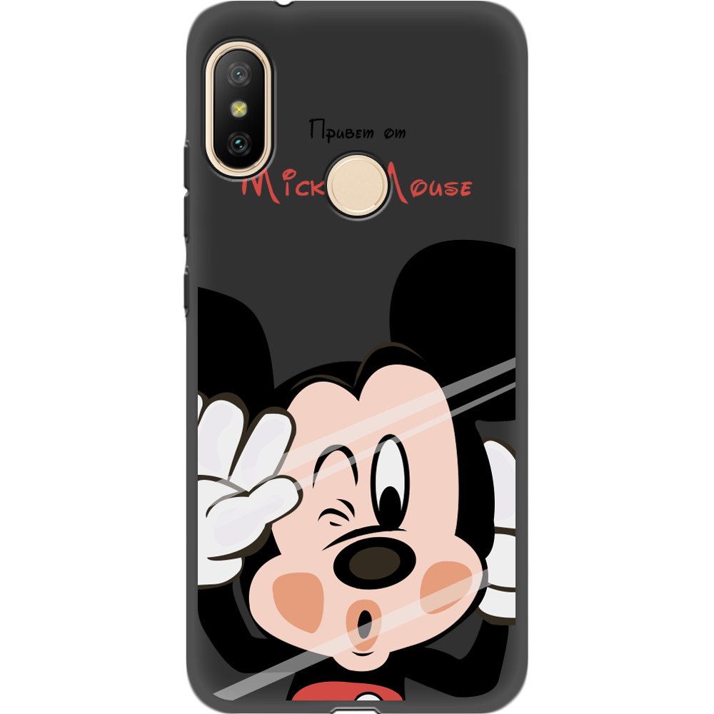Чохол BoxFace Xiaomi Mi A2 Lite Mister M Чорний силікон (34892-cc58-35127)