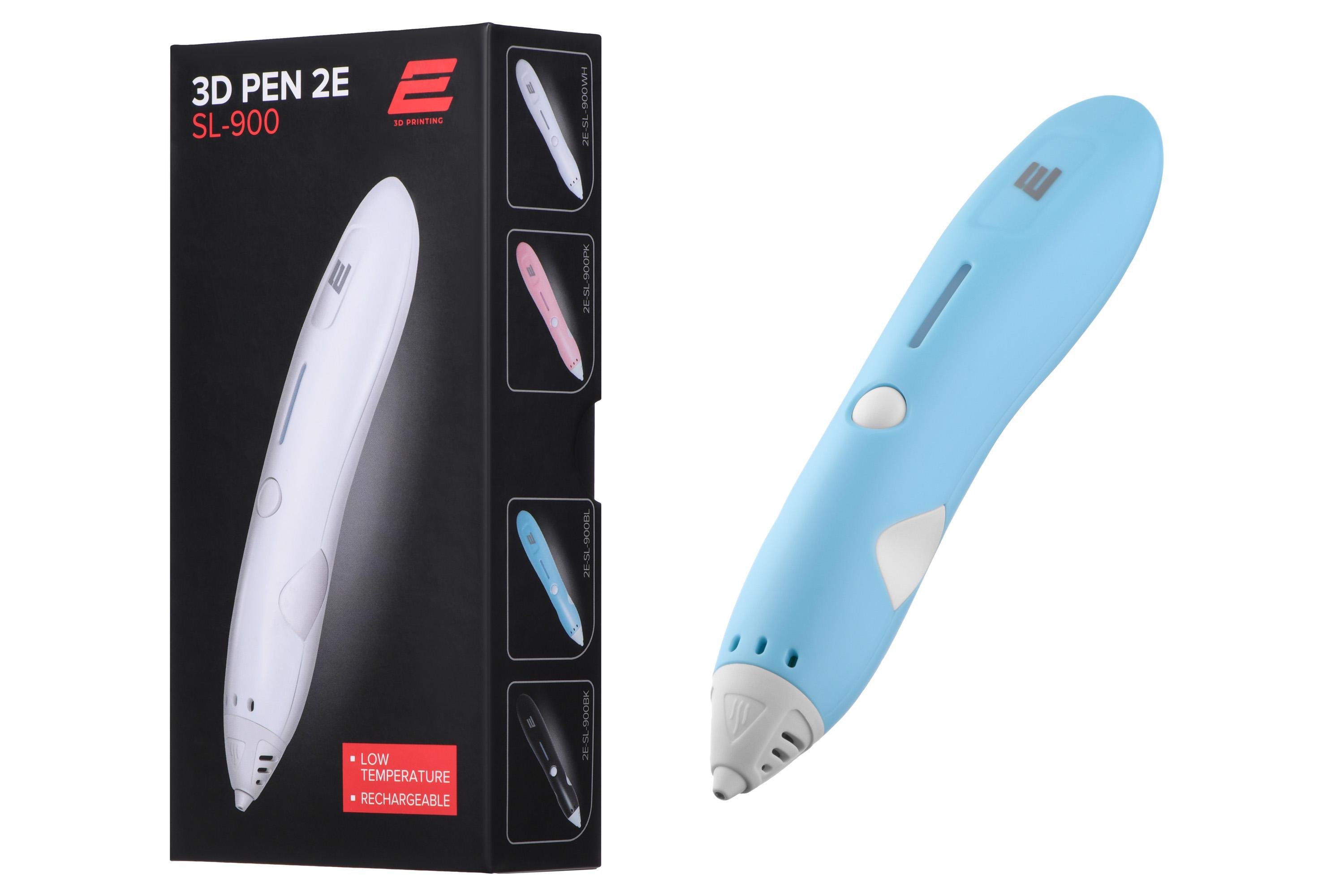 3D-ручка графическая 2E-SL-900BL для работы с PCL Голубой (588254)