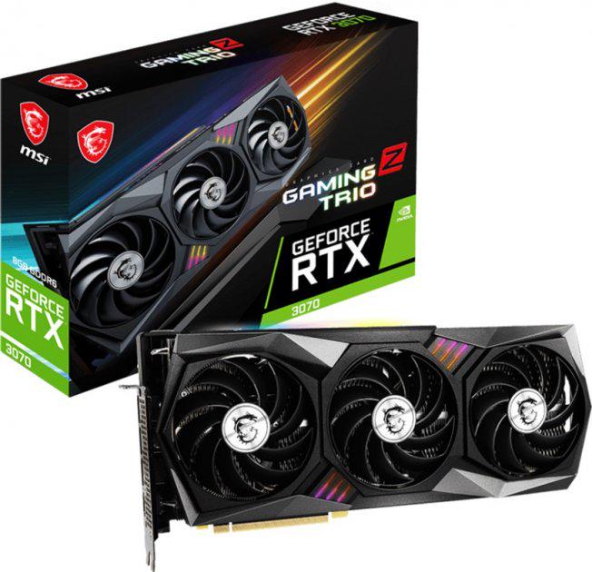 Відеокарта MSI GeForce RTX 3070 GAMING Z TRIO 8G LHR - фото 5