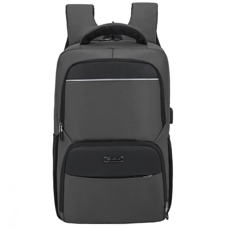 Городской рюкзак для ноутбука до 18" USB 19 л 45х32х13 см Серый (СР-1501-1)