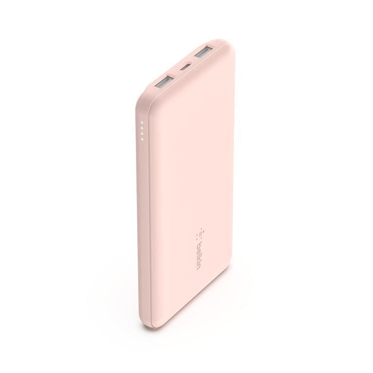 Повербанк Belkin 10000 mAh 15W Dual USB-A USB-C Rose Gold (BPB011BTRG)