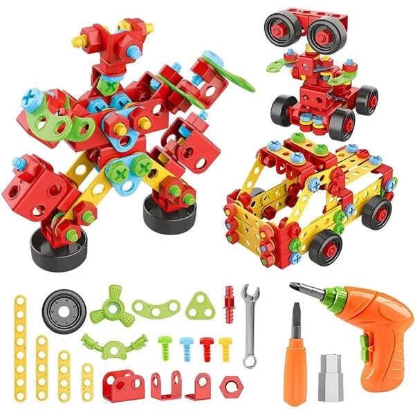 Конструктор 3D с ручным шуруповертом на 288 деталей (id_3948)