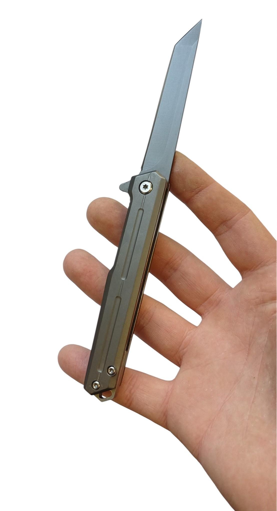 Нож танто складной 4853 туристический (KN1081) - фото 3 Нож танто складной 4853 туристический (KN1081) - фото 3