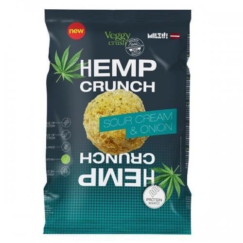 Чипси Milzu Veggy Crush Hemp Crunch Sour Cream & Onion 100 г (1968065303)