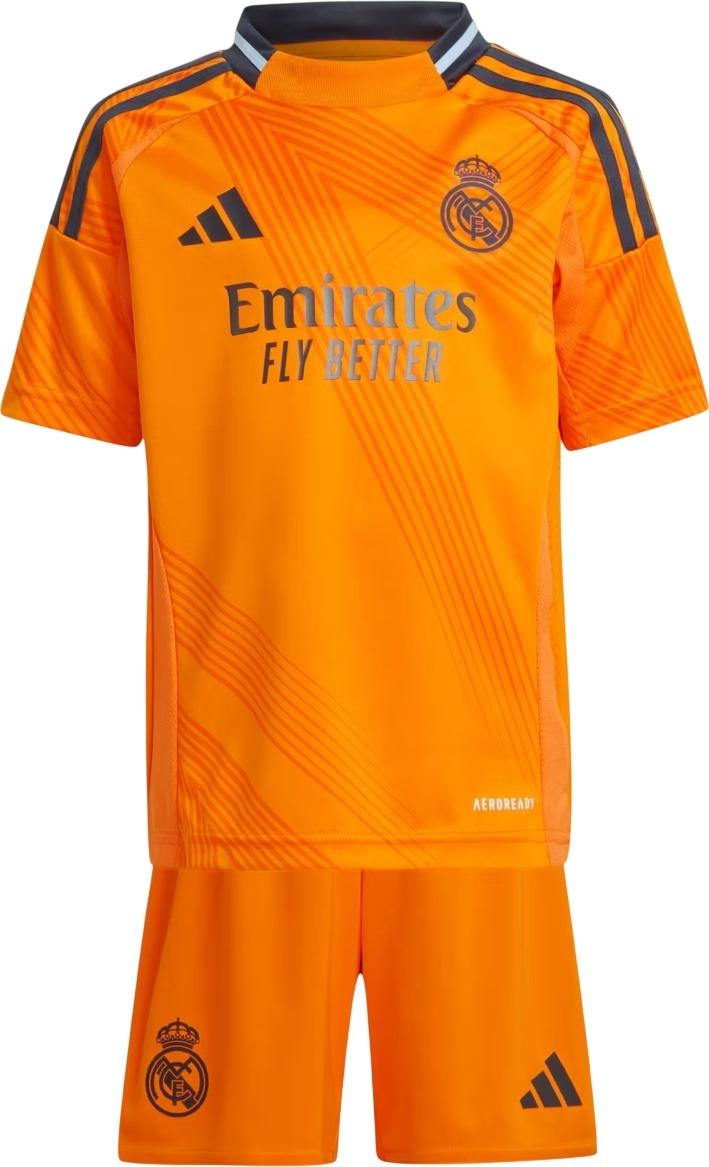 Футбольная форма детская Реал Мадрид выездная F0132 95-105 см Оранжево-черный (47922-380)