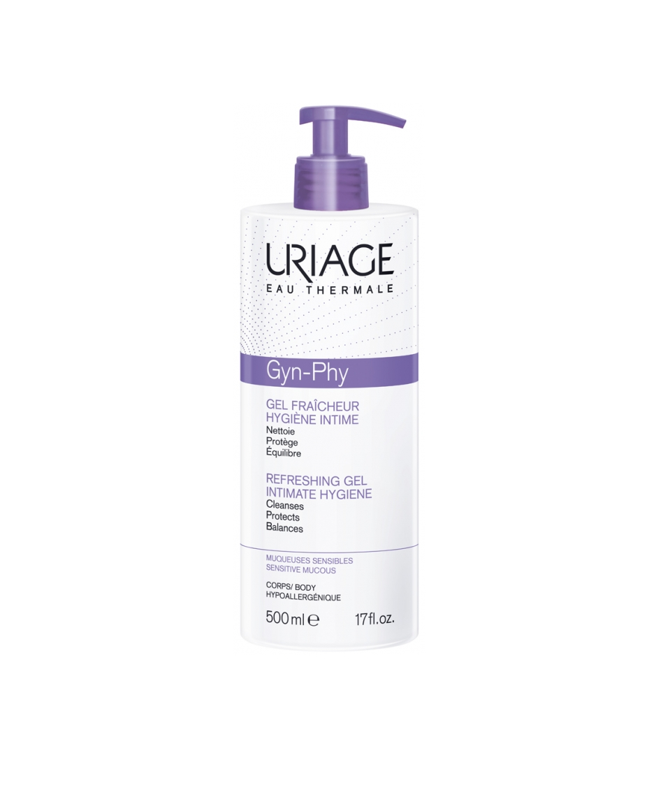 Гель Uriage Gyn-Phy освежающий для интимной гигиены 500 мл
