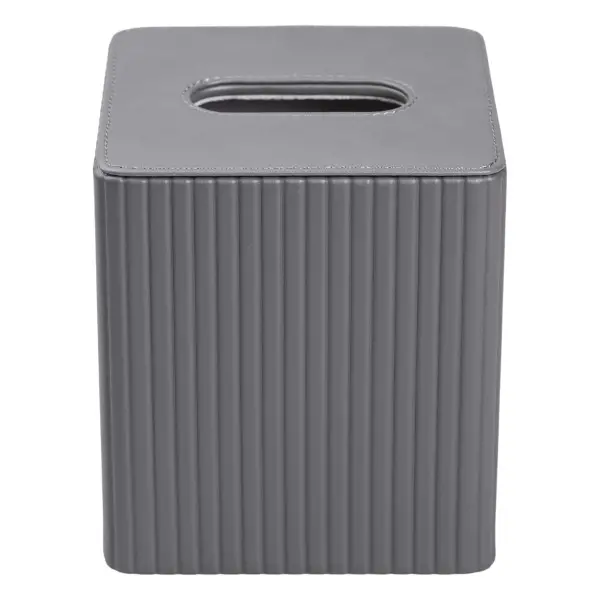 Салфетница квадратная YIWU из экокожи и корпусом из МДФ 13х13х14,7 см Серый (147-107-HP-3-201G) Салфетница квадратная YIWU из экокожи и корпусом из МДФ 13х13х14,7 см Серый (147-107-HP-3-201G)