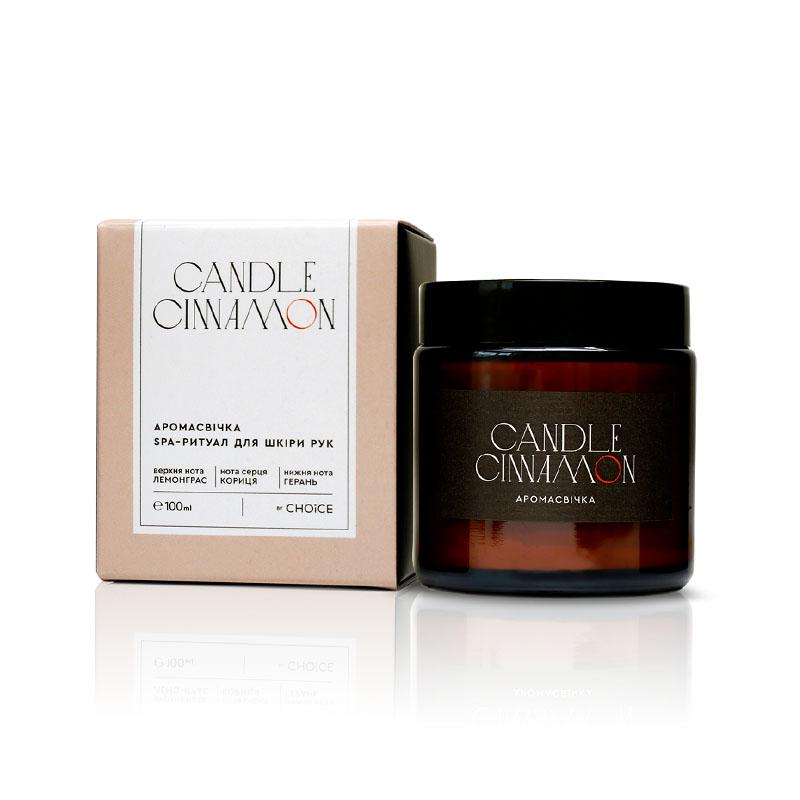 Аромасвеча Candle Cinnamon Spa White Mandarin 100 мл (1338463206)