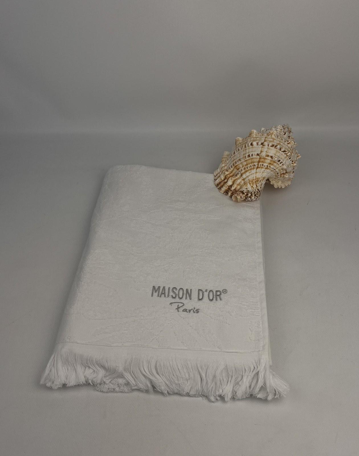 Полотенце пляжное Maison D'or Hawaii 85x150 см White (CN36578)