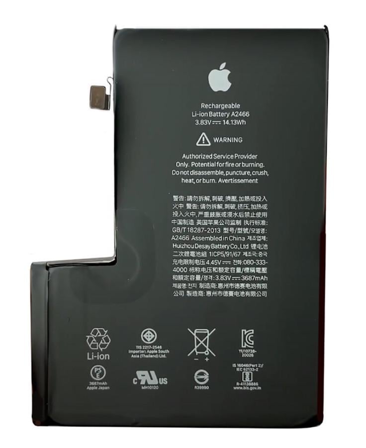 Акумулятор для смартфона Battery iPhone 12 Pro Max 3687 mAh 3,83 V