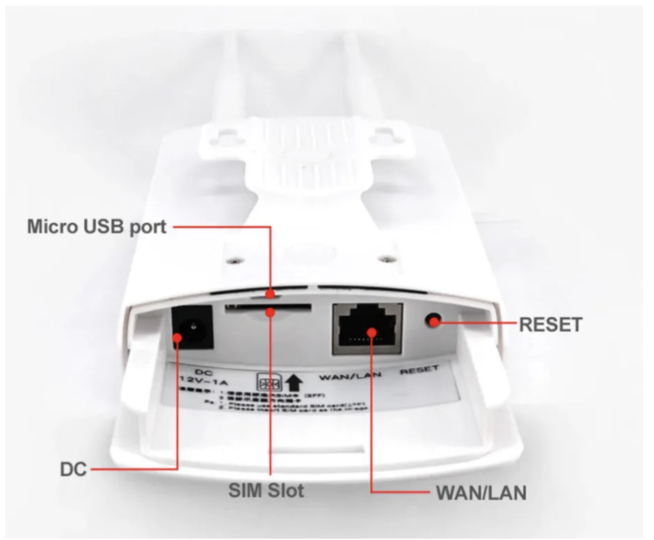 Роутер WIFI 4G LTE для Київстар/Лайф/Водафон Білий (1683196387) - фото 4