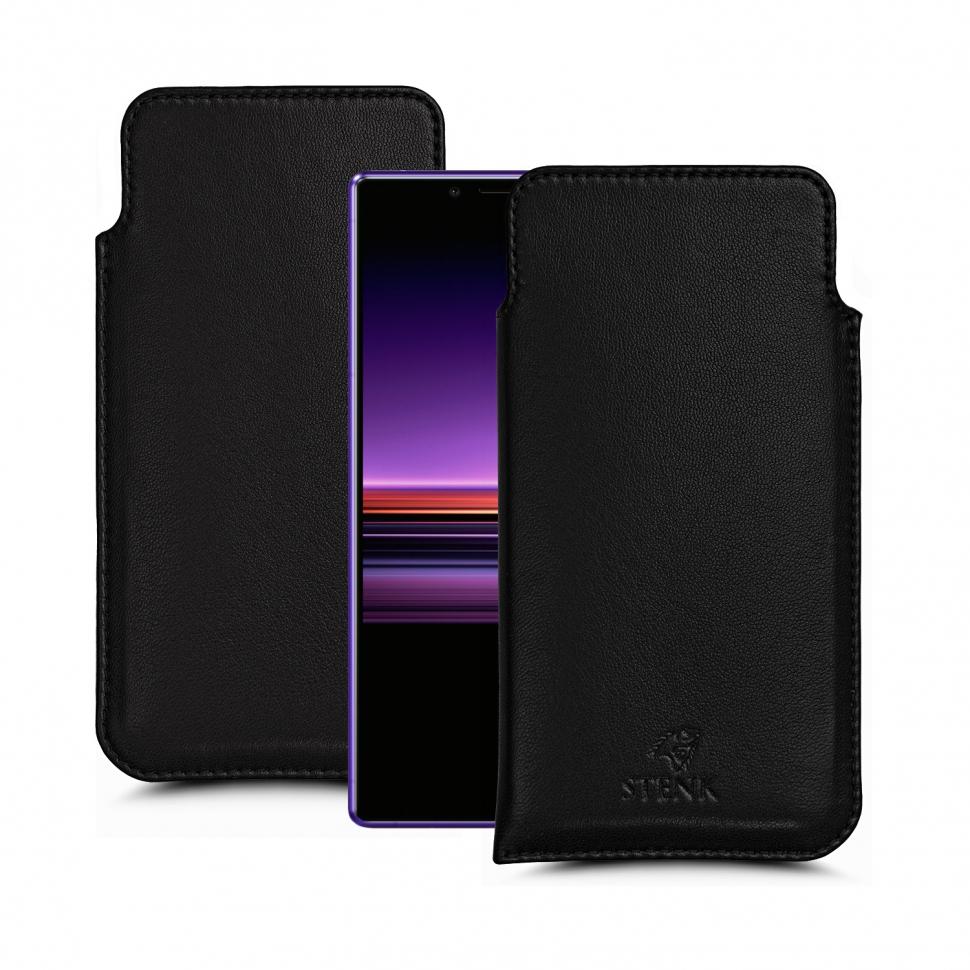 Футляр Stenk Elegance для Sony Xperia 1 Черный (63283)