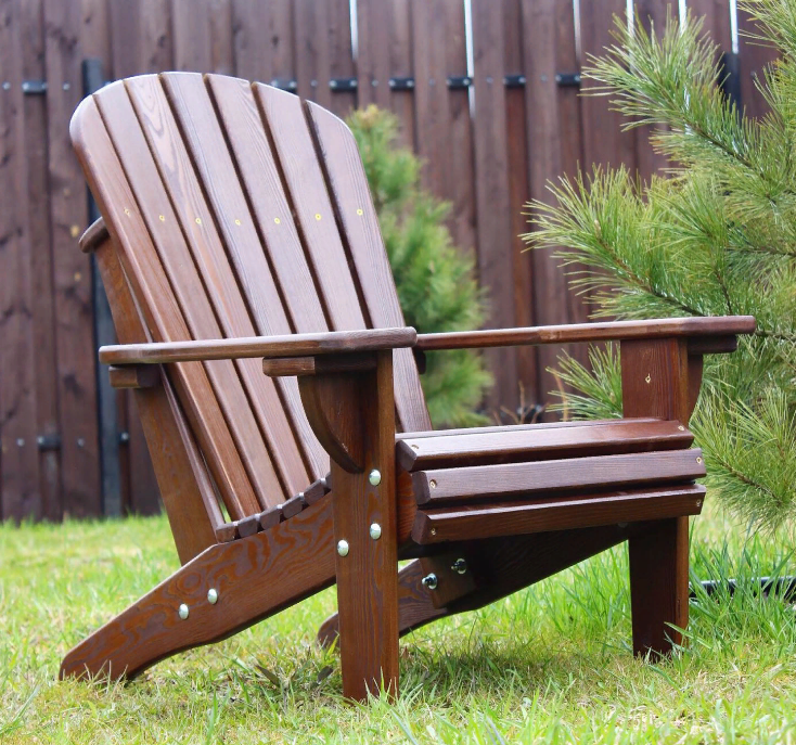 Кресло садовое из дерева Нокат Капучино (КЕА-002309)