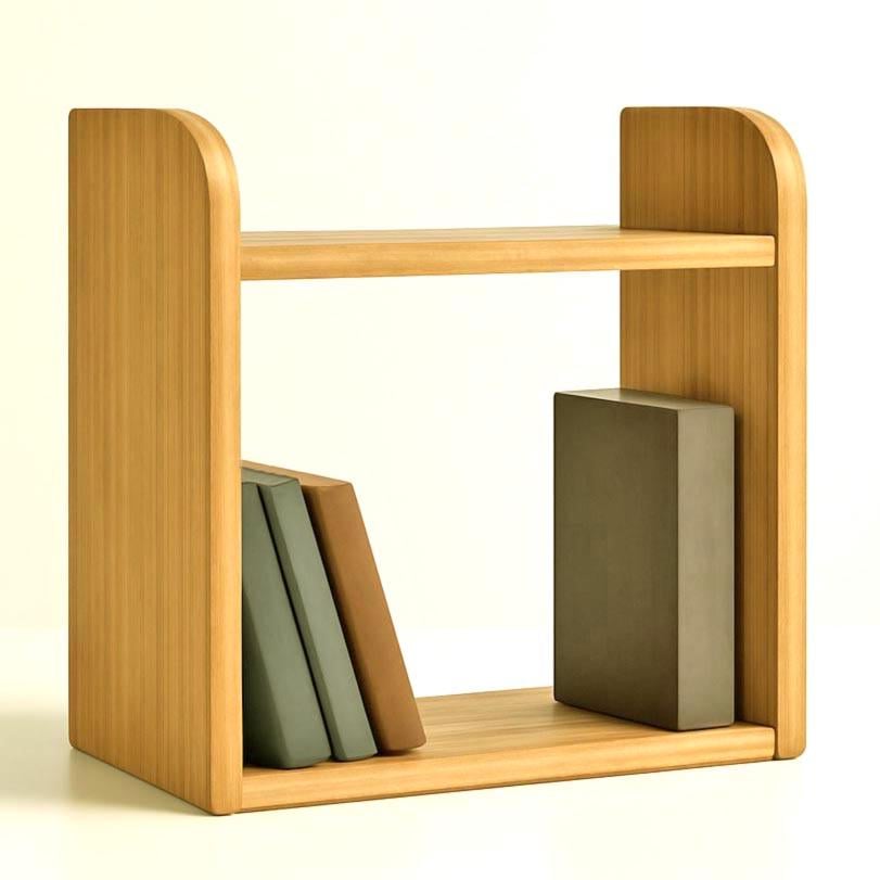 Полка книжная настольная из дерева Даламут Карри (КПА-006603) Полка книжная настольная из дерева Даламут Карри (КПА-006603)