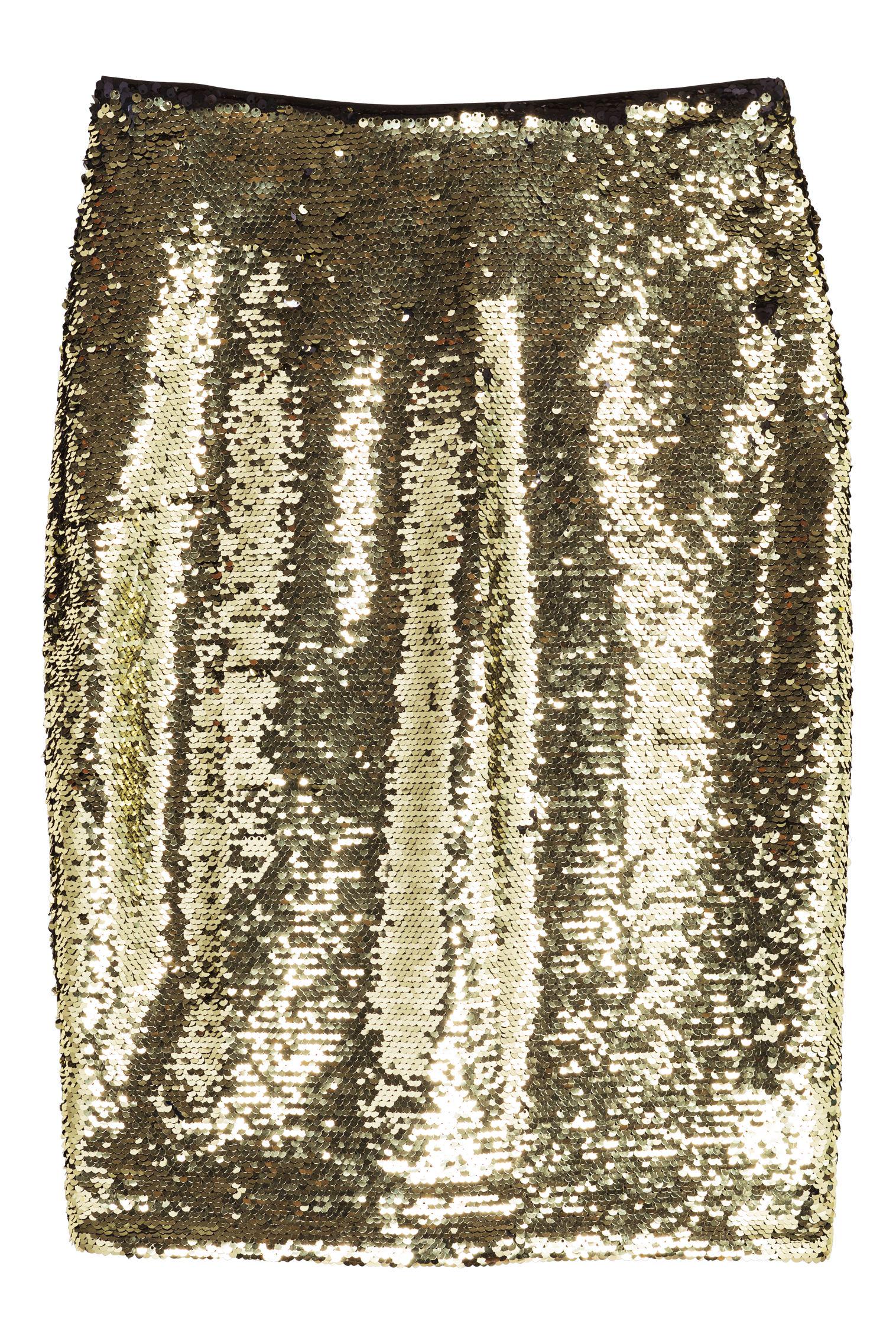 Юбка с пайетками р. 36 Золотистый/черный (4879004dm) - фото 2 Юбка с пайетками р. 36 Золотистый/черный (4879004dm) - фото 2