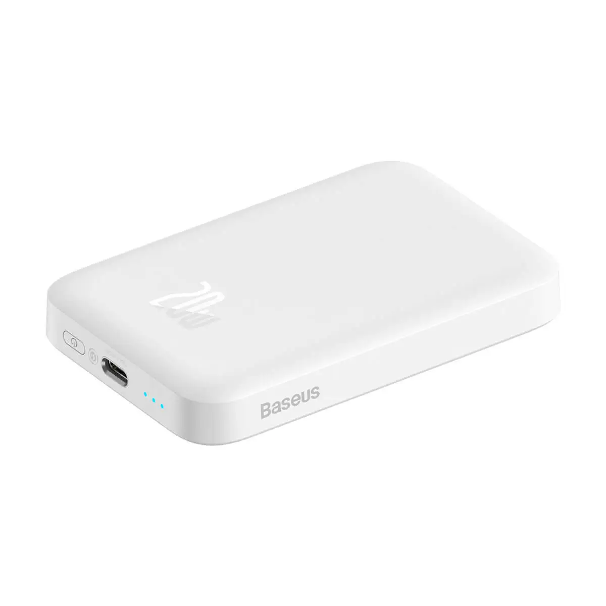 Внешний аккумулятор Baseus с MagSafe 6000 mAh Белый (PPCXW06) - фото 3