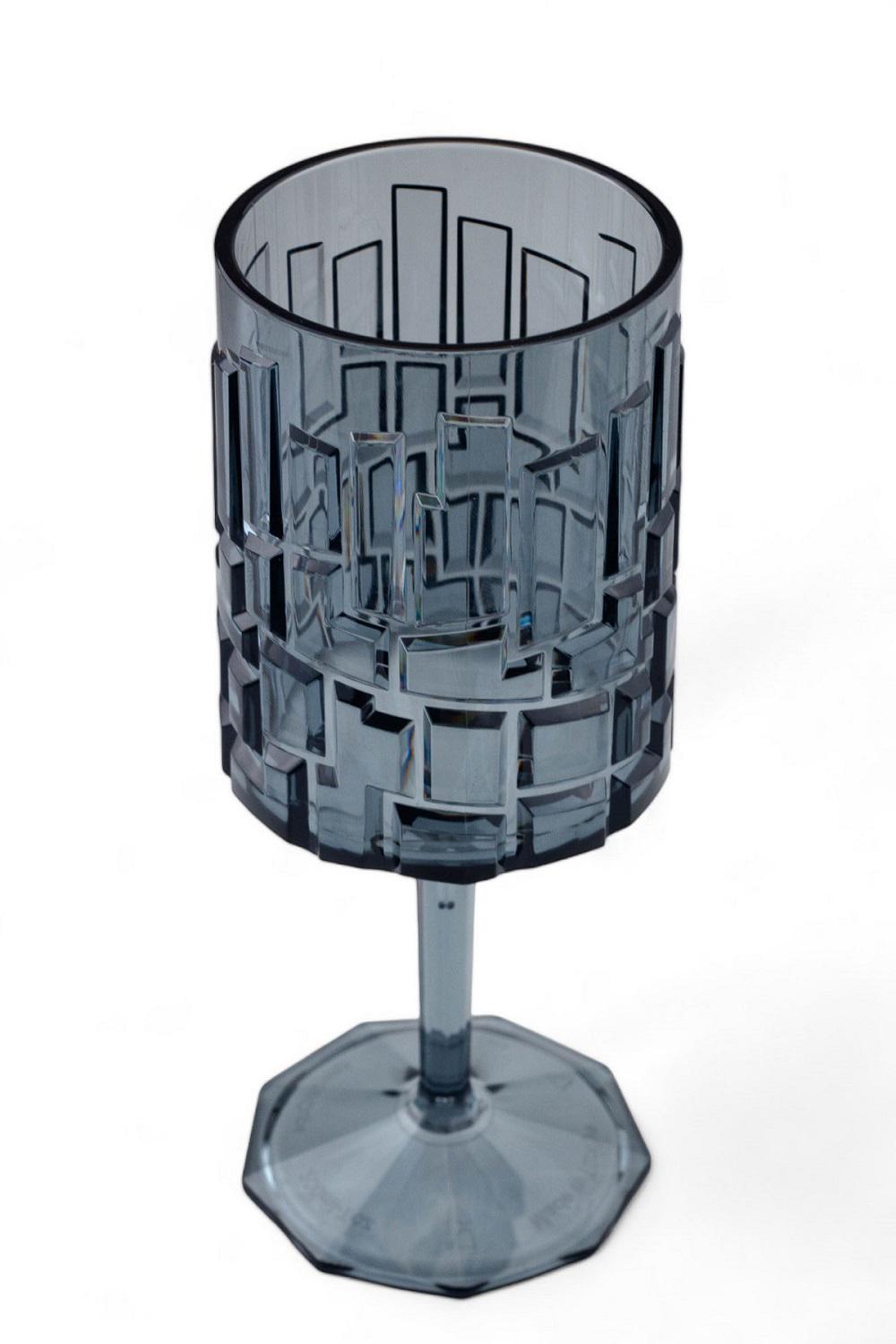 Келих для вина One Chef Stone з полікарбонату 250 мл 17 см 6,5 см Чорний - фото 2 Келих для вина One Chef Stone з полікарбонату 250 мл 17 см 6,5 см Чорний - фото 2