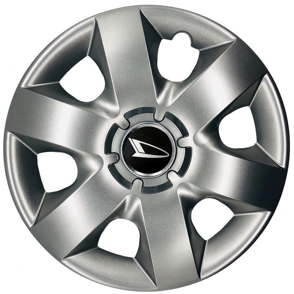 Колпаки SJS 215 с логотипом Daihatsu 4 шт. R14 Серебряный (2654554855)