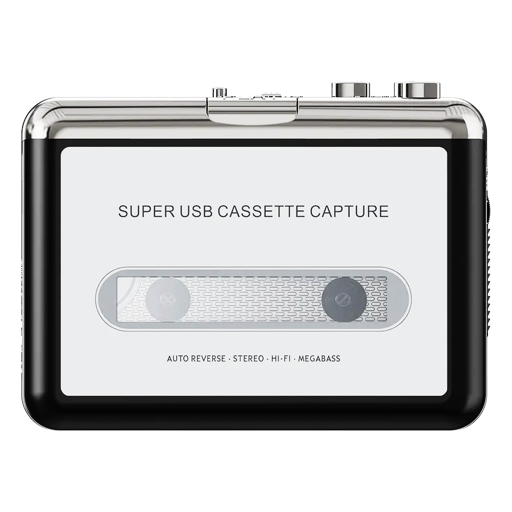 Плеєр касетний USB Logilink Walkman Cassette Player з оцифровкою аудіокасет MP3 Сірий (MK001074) - фото 2 Плеєр касетний USB Logilink Walkman Cassette Player з оцифровкою аудіокасет MP3 Сірий (MK001074) - фото 2