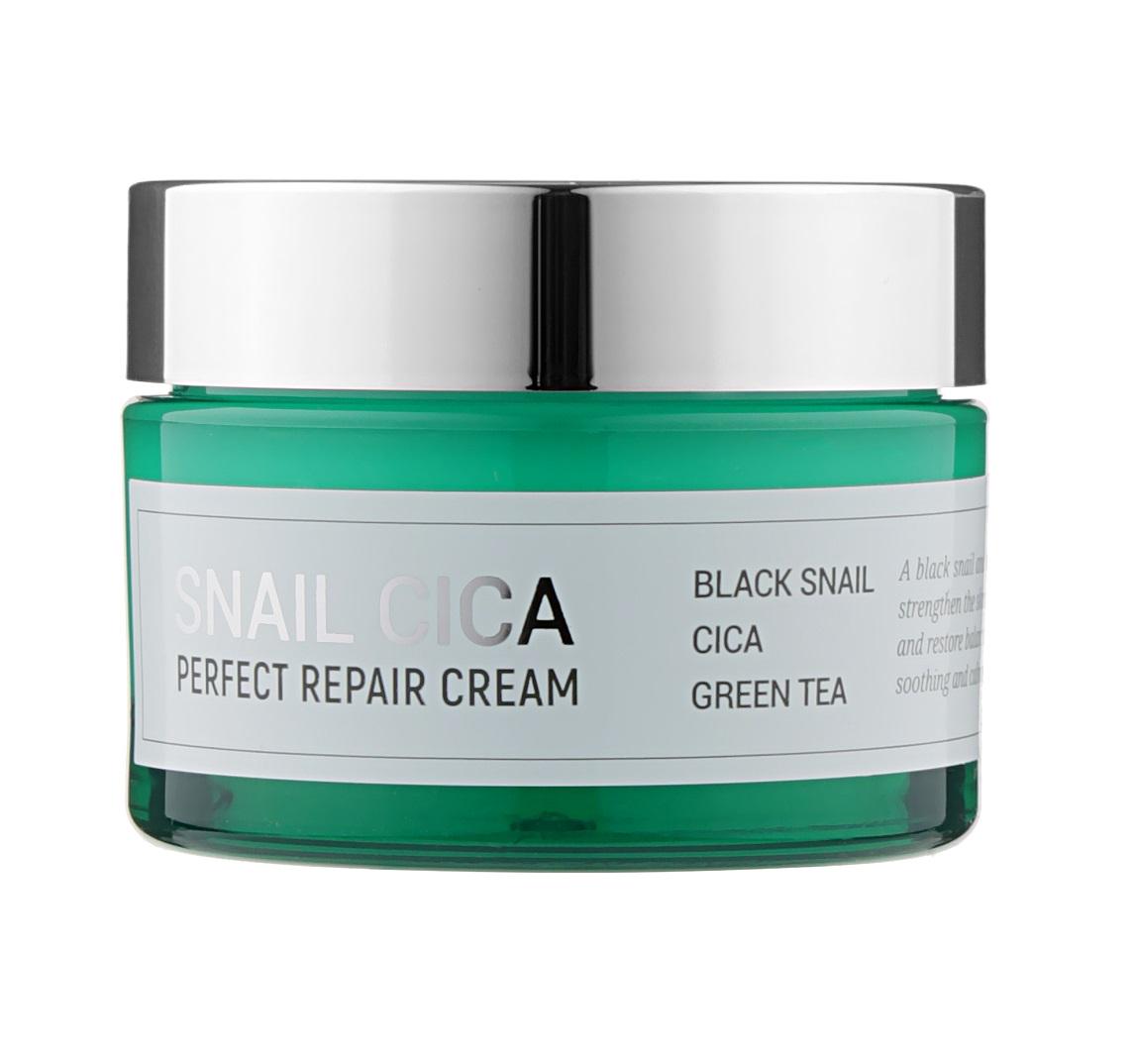 Крем для лица с центеллой и муцином улитка Snail Cica Perfect Repair Cream Esthetic House 50 мл (8809450012395) - фото 1