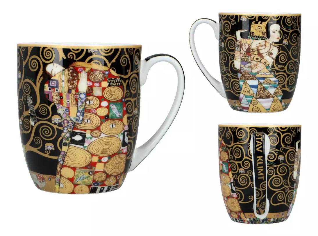 Кружка порцелянова Carmani Г. Клімт Поцілунок Дерево 400 мл (532-0415) - фото 3 Кружка порцелянова Carmani Г. Клімт Поцілунок Дерево 400 мл (532-0415) - фото 3