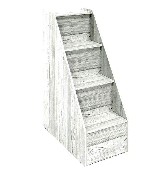 Комод-лестница из дерева Строга Шебби (КЛЕ-000721)