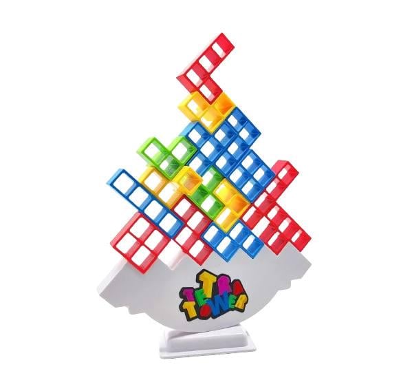 Настольная игра балансирующий тетрис Tetra Tower Башня 16 блоков (320bc64a)