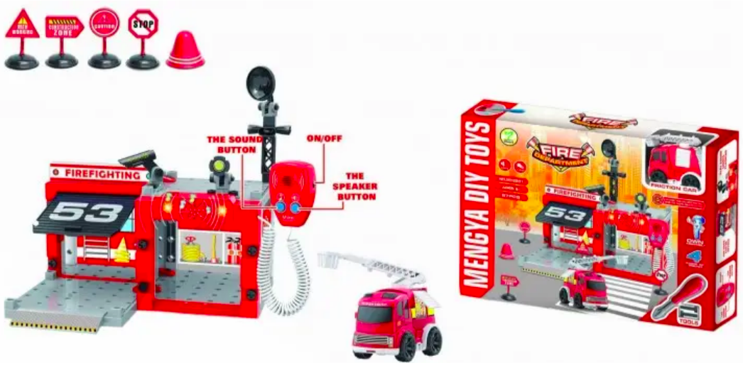 Игровой набор Shantou Пожарная станция 29 элементов (CM557-12)