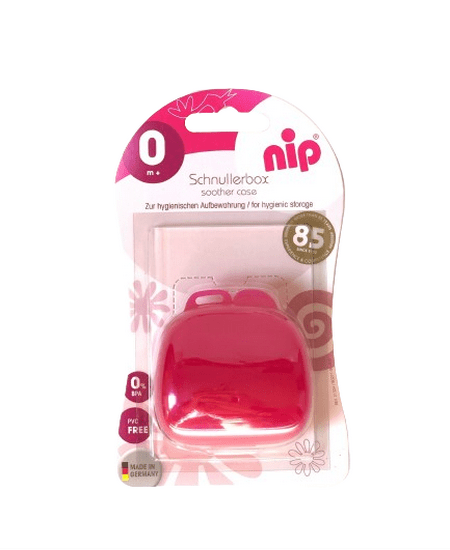 Футляр-стерилизатор для пустышки Nip Розовый (297)