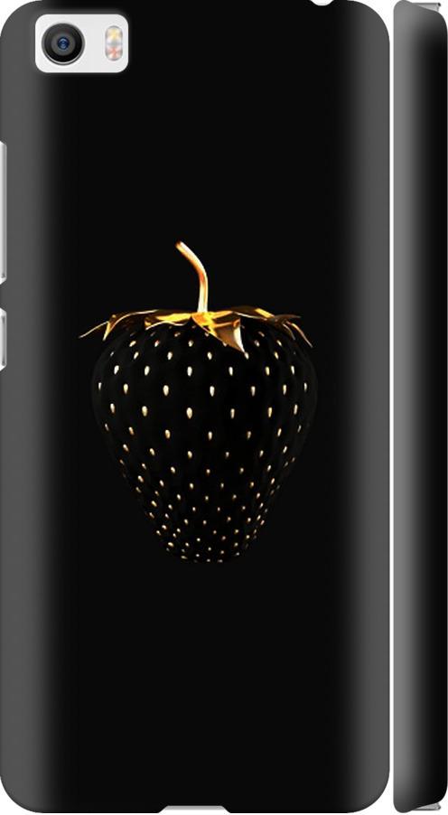 Чехол на Xiaomi Mi5 Черная клубника (3585c-180-42517)