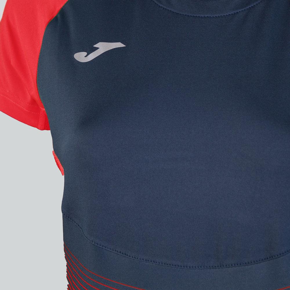 Футболка женская Joma 900641.603 T-Shirt Elite Vi XS Red/Navy (9997885746059) - фото 4