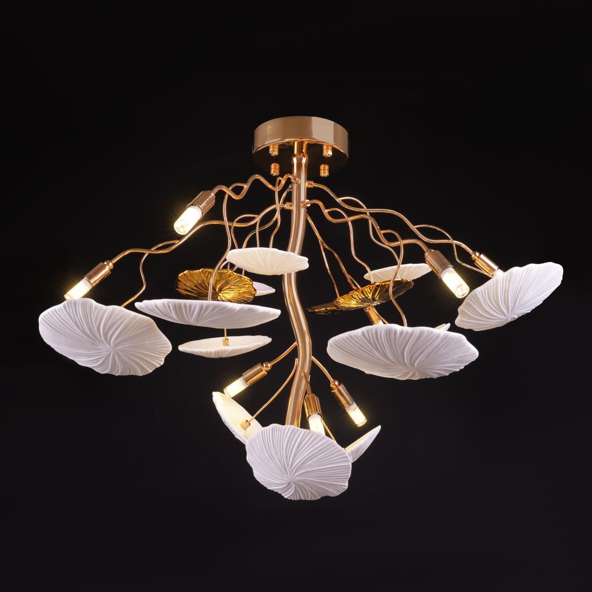 Люстра флористика BKL-530C/9 G9 GD - фото 4 Люстра флористика BKL-530C/9 G9 GD - фото 4