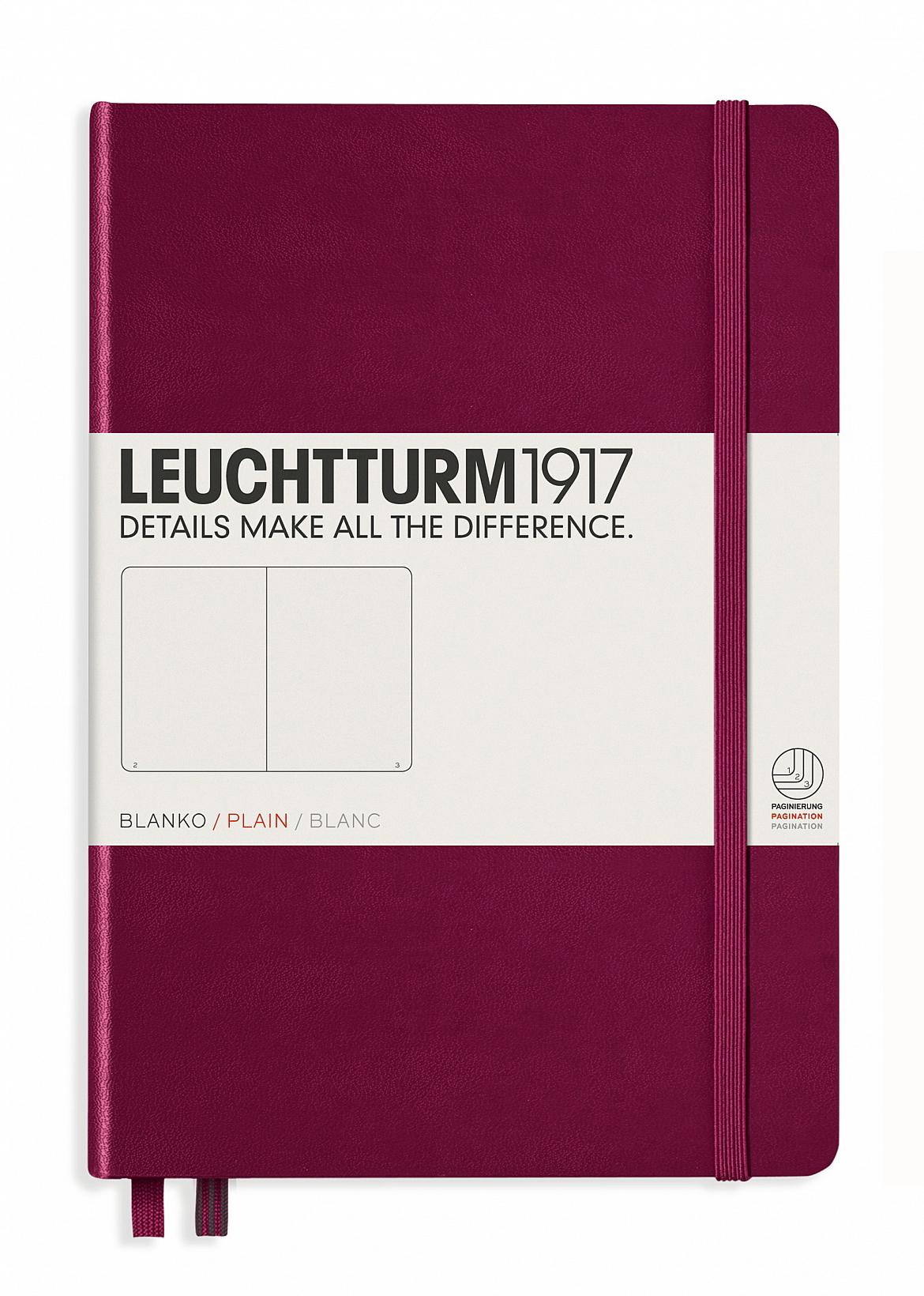 Блокнот Leuchtturm1917 средний чистые листы Винный (359697)