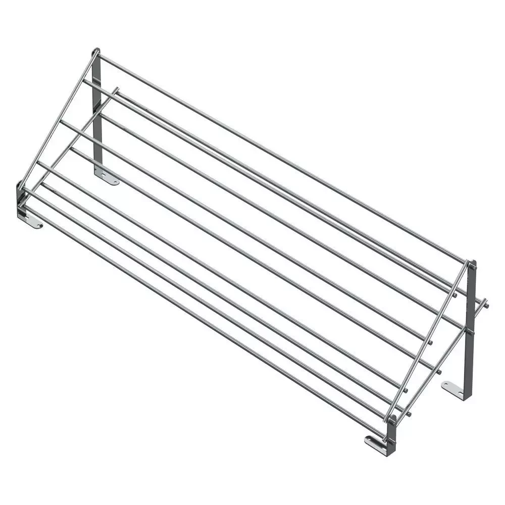 Полка для обуви Starax двухрядная выдвижная 700 мм Хром (S-6142-C)