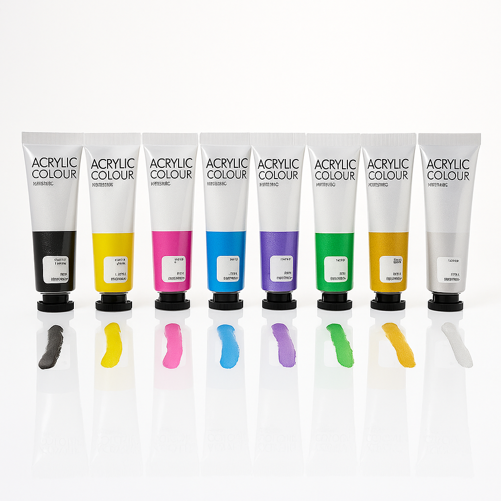 Набор акриловых красок 8 металлик оттенков по 22 мл (37-112010)