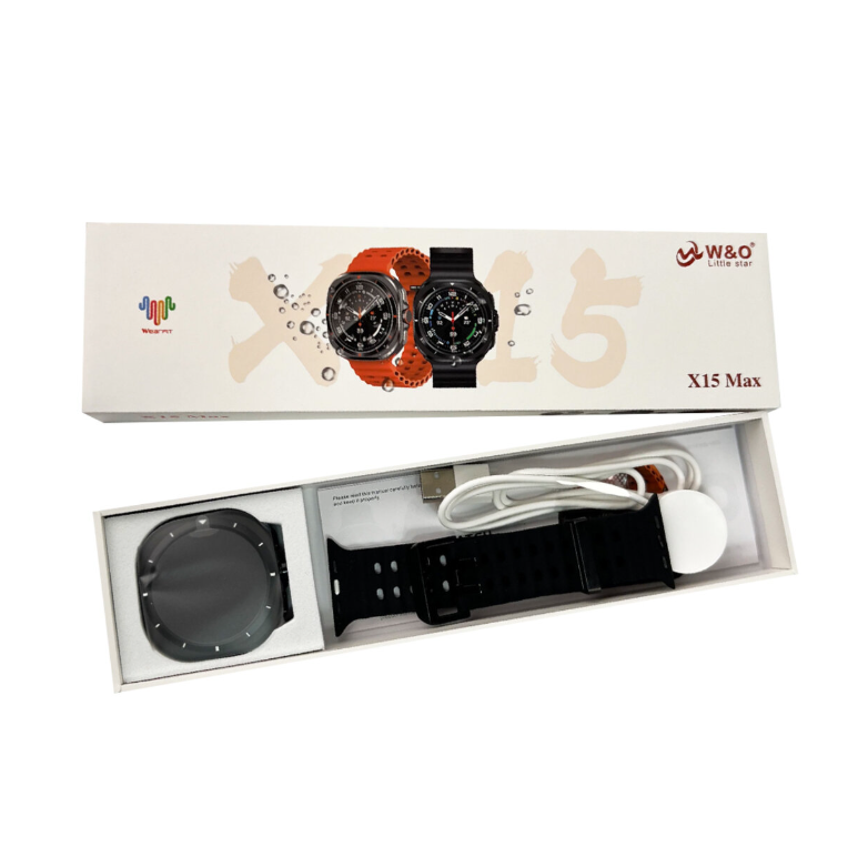 Смарт-годинник W&O X15 Max Amoled IP67 Black (WOX15MBL) - фото 7 Смарт-годинник W&O X15 Max Amoled IP67 Black (WOX15MBL) - фото 7