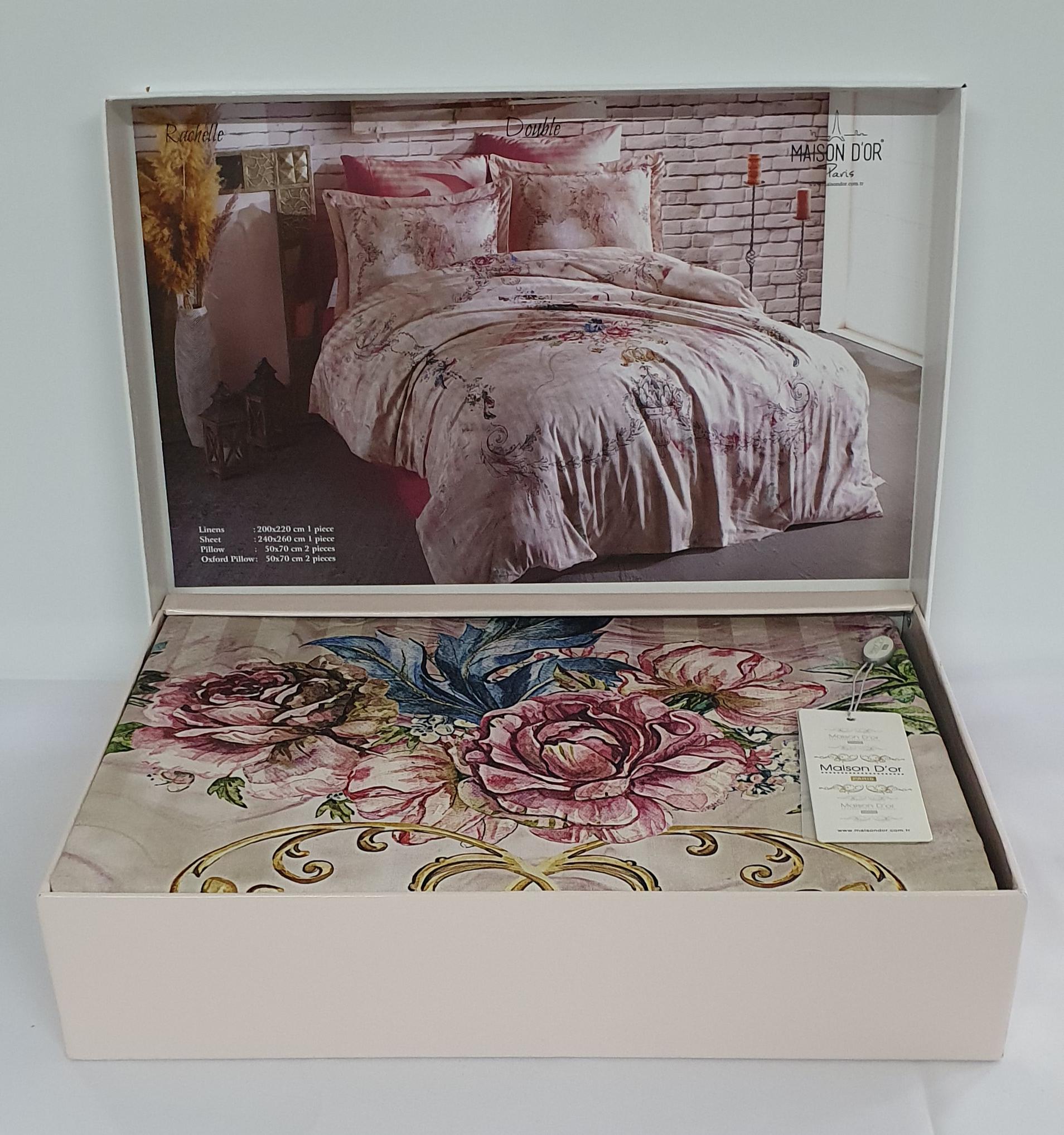 Комплект постельного белья Maison D'or Cатин 200х220 Rachelle (02MD200220SkRachelle)