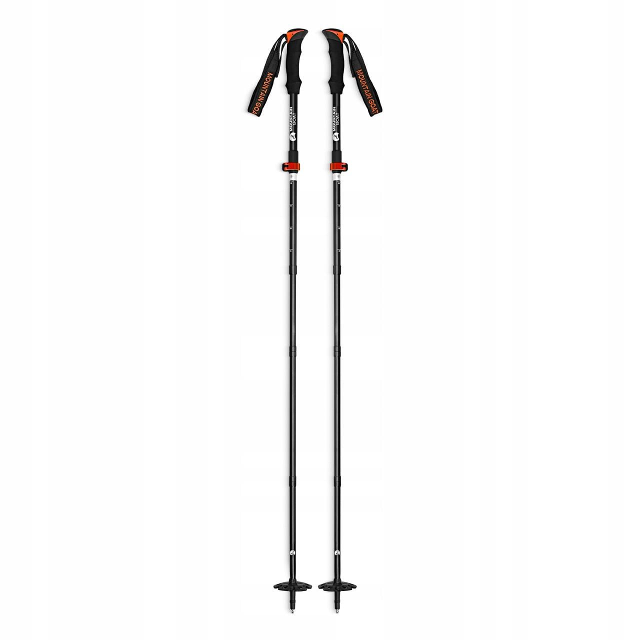 Трекинговые палки Mountain Goat Pro+ 43-130 см Black/Orange (P-5907739318251)