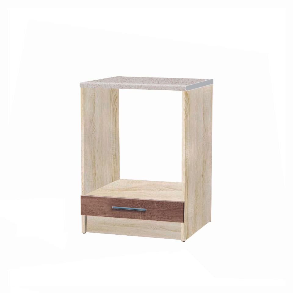 Модуль кухонный под духовку Эверест Эко 600 со столешницей 60х60х85 см Дуб сонома/Трюфель (DTM-2963)