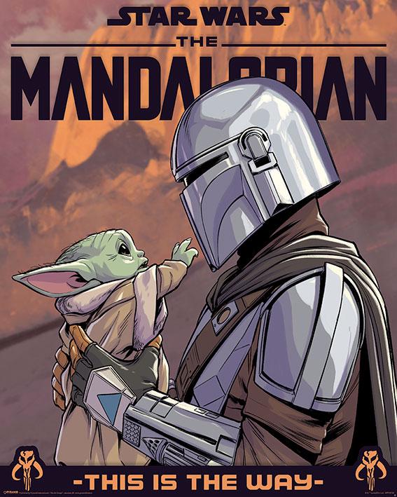 Постер плакат Звёздные Войны Мандалорец Привет, Малыш/Star Wars The Mandalorian Hello Little One 40x50 см Постер плакат Звёздные Войны Мандалорец Привет, Малыш/Star Wars The Mandalorian Hello Little One 40x50 см