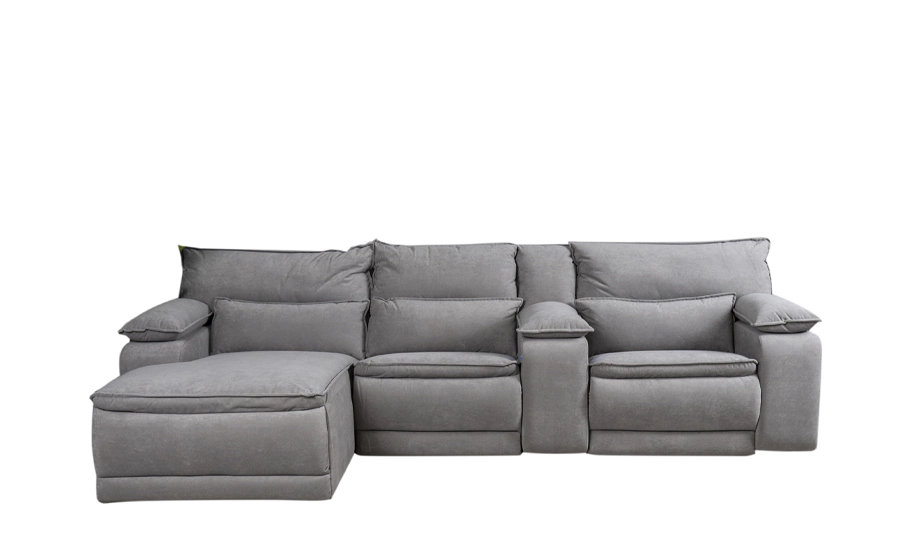 Диван кутовий Денвер лівий з електричним реклайнером і консоллю (2147484393)