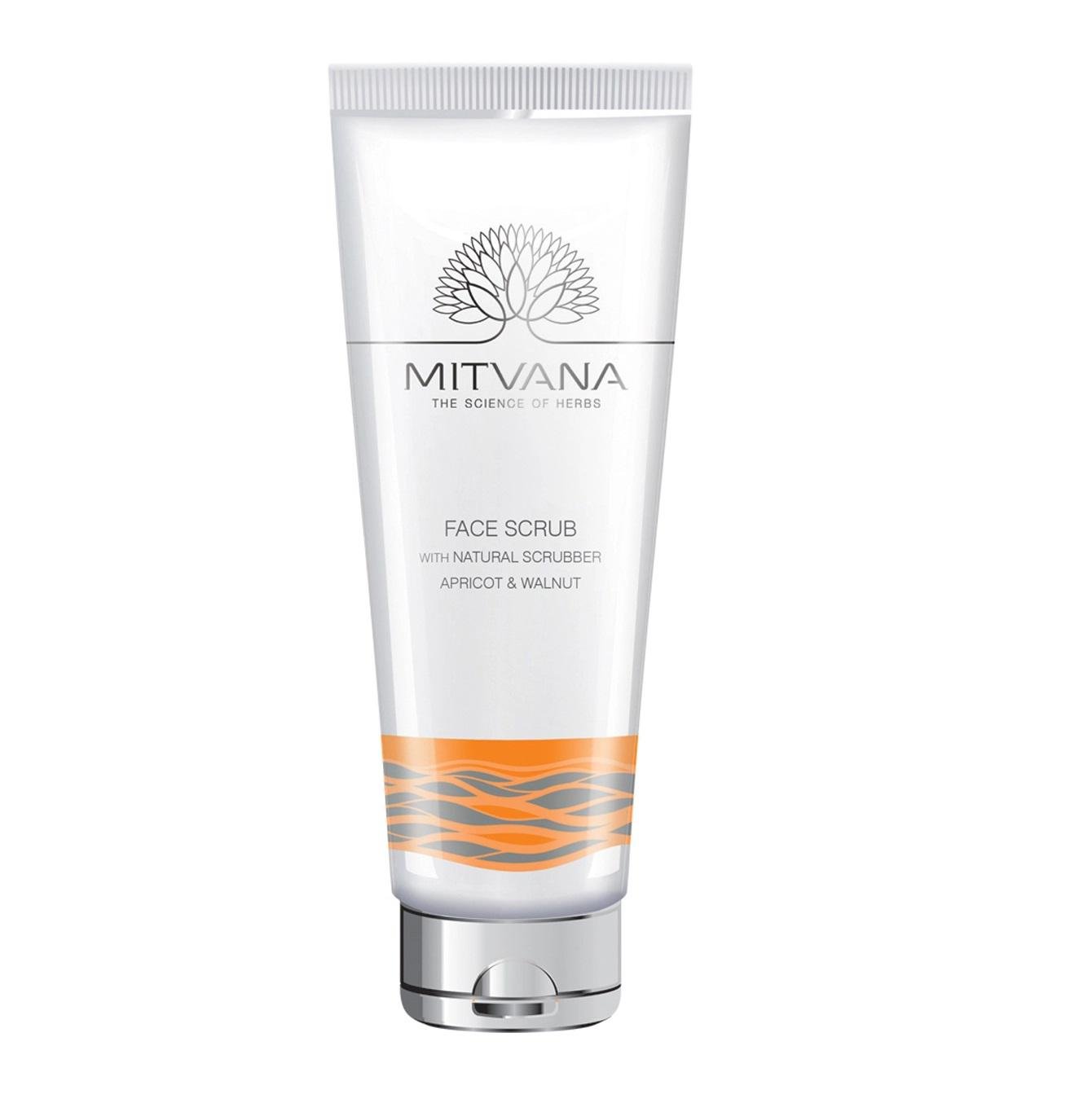 Скраб для обличчя MitvanaFace Scrub With Natural Scrubbers Apricot & Walnut 100 мл (8908002915334)