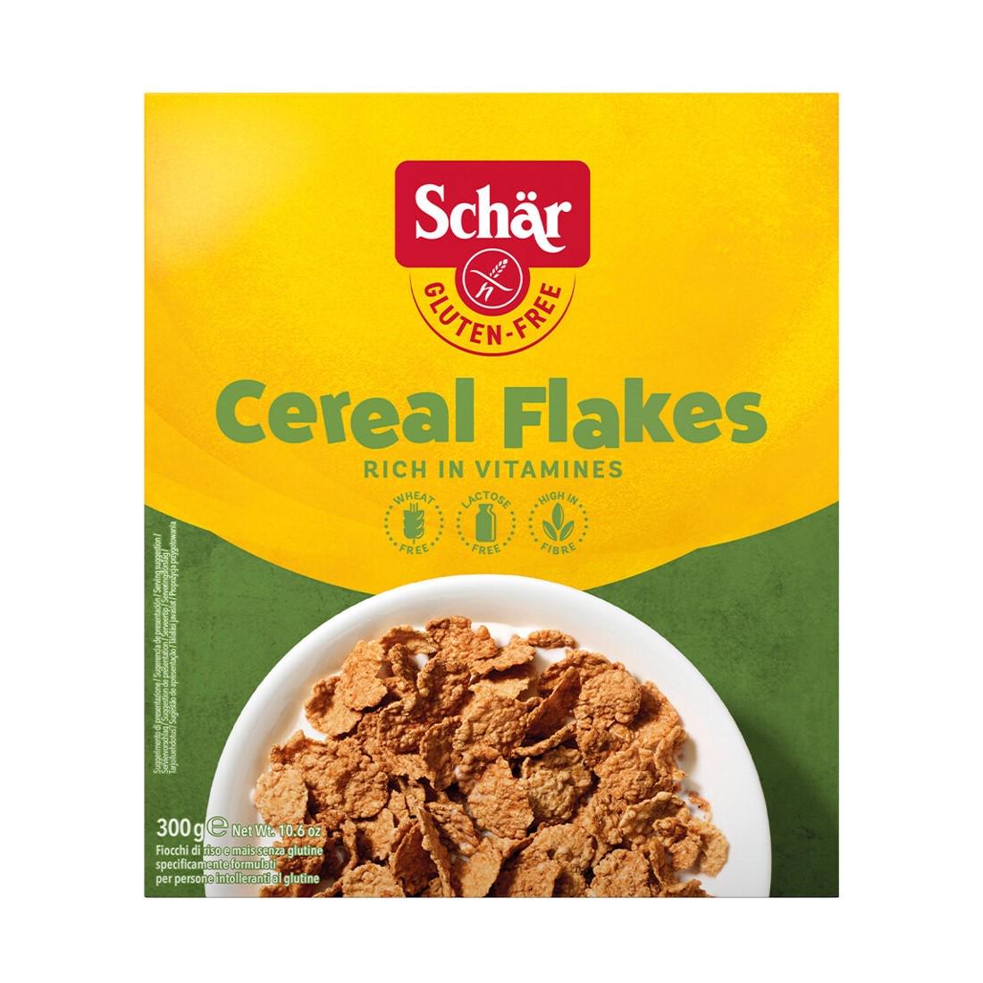 Пластівці зернові без глютена Dr. Schar Cereal Flakes 300 г (8008698005903)