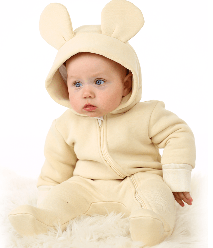 Комбинезон детский BUNNY BOX Микки с ушками триника р. 56 Молочный (16956) - фото 4 Комбинезон детский BUNNY BOX Микки с ушками триника р. 56 Молочный (16956) - фото 4