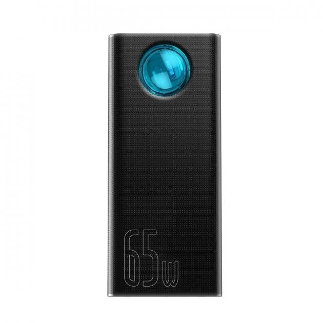 Повербанк 30000 mah 65W Baseus PowerBank із швидкою зарядкою Delivery/Quick Charge 3.0 Black (PPLG-A01)