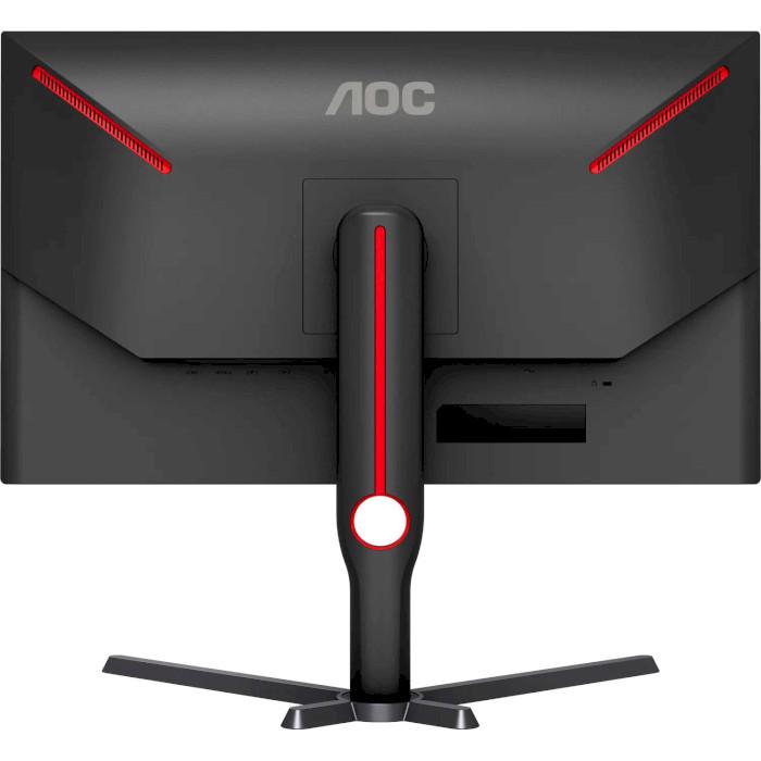 Монитор AOC IPS 3840x2160 160 Гц Pivot 27" Black-Red (U27G3X/BK) - фото 10